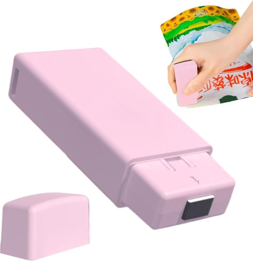 Kleine sluitmachine voor snacks Draagbare huishoudelijke snack sluitmachine Multifunctioneel afdichtingshulpmiddel voor appartementen slaapzalen zakenreizen thuis en op