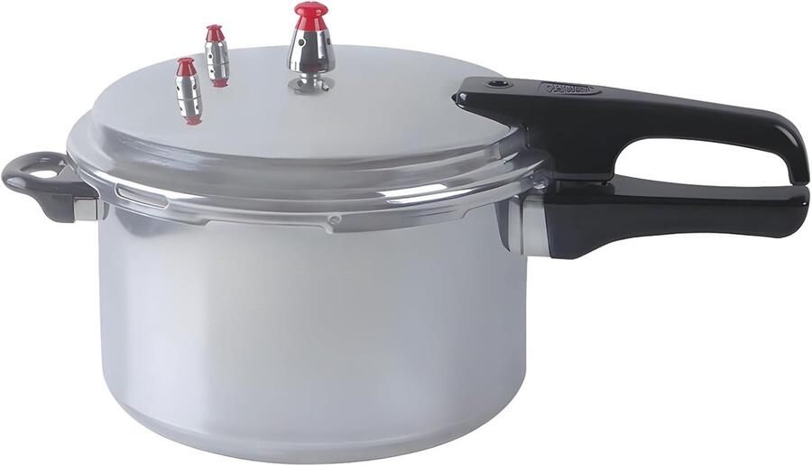 Kleine Snelkookpan Mini Pan Efficiënt Koken Gelijkmatige Warmteverdeling 3 Liter Zilver