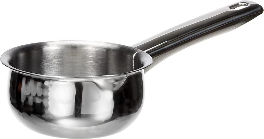 Kleine Steelpan 10 cm RVS Geschikt voor Alle Warmtebronnen Inclusief Inductie - Foto 1