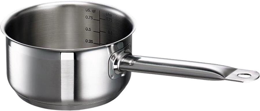 Kleine Steelpan RVS 1 Liter Ø 14 cm Inductie Geschikt