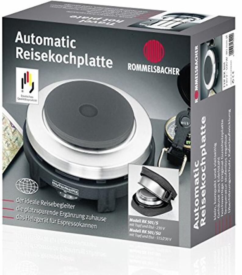 Kleinste Elektrische Kookplaat voor Reizen Compact en Krachtig