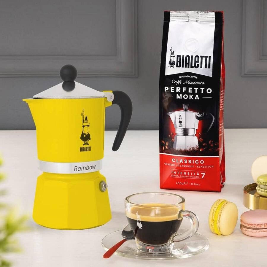 Kleurig aluminium koffiezetapparaat voor 1 kop - Foto 2
