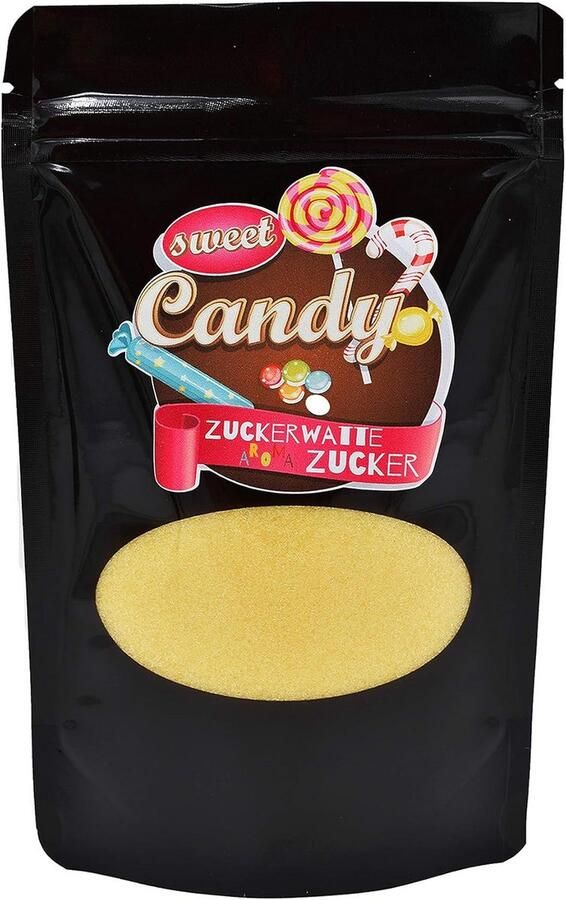 Kleurige Aromasuiker voor Suikerspin en Popcorn 200g Vanille