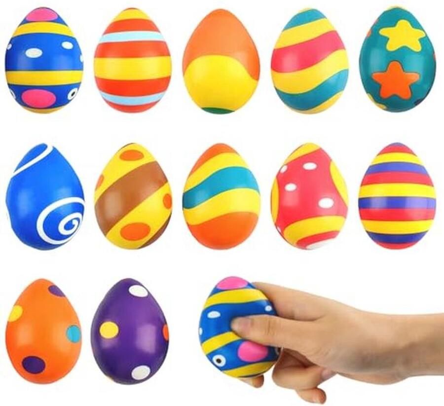 Kleurige Paaseieren voor Kinderen Perfect voor Paasdecoratie Mandvullers en Geschenkideeën