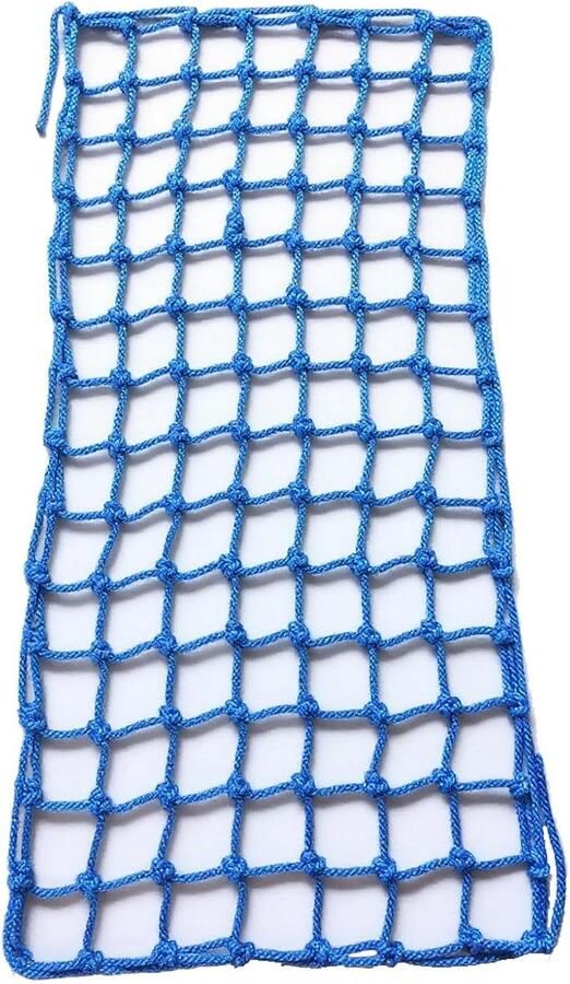 Klimnet Polyester Speeltuin Klimrek Voor Kinderen Buitenspeeltuin Veiligheidsbescherming Boomhut Touwladder Schommelset Jungle Gyms Hindernisbaan(91 * 274cm(3 * 9ft) blauw)