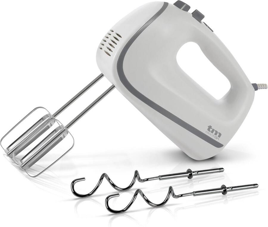 Kneden en Mixen Machine 450W Handmixer en Deegkneedmachine met Garde en Kneedhaken