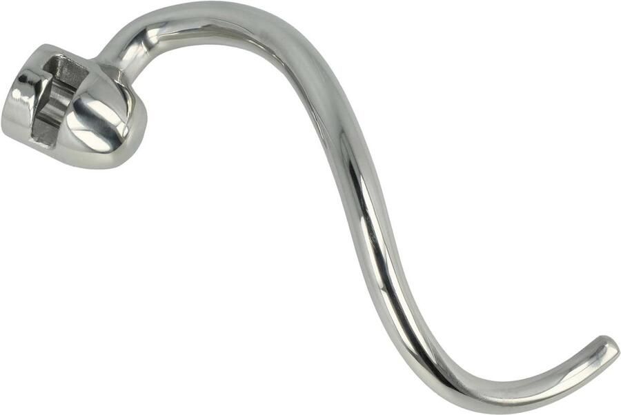 Kneedhaak Keukenmachine Roerhaak Deeg Zwaar Deeg Kneden Antiaanbaklaag 18 x 6 cm Zilver