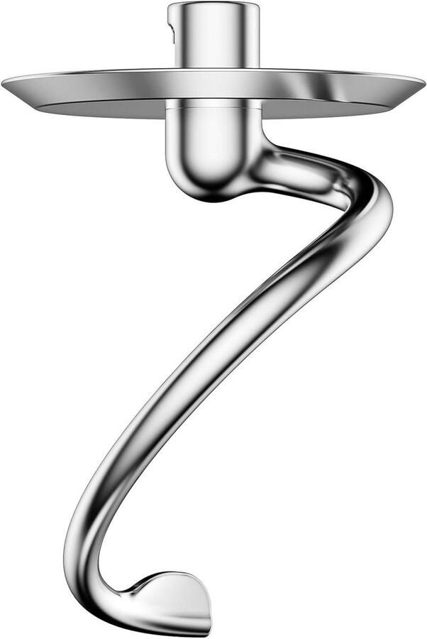 Kneedhaak Mixer Deegaccessoire Brood Bakken Met Stopschijf 4.5 L Zilver