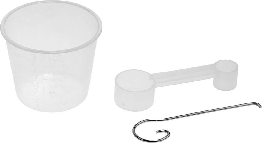 Kneedhakenverwijderaar Set Maatbeker Lepel Broodbakmachine Onderhoud Complete Accessoire Kit 9x9x10 cm