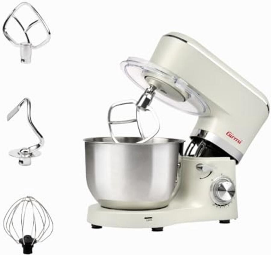 Kneedmachine 6 liter Professionele deegbereiding met 10 snelheden