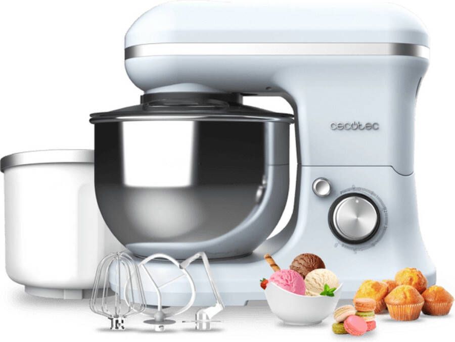 Cecotec Cecomixer Merengue 5L 1200 5 l Blauw Draaiknop 1200 W 220-240 V 50-60 Hz