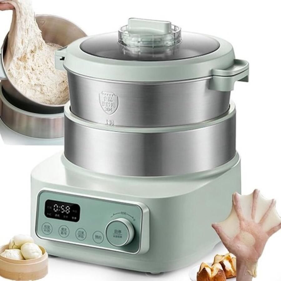 Kneedmachine Deegmaker Snel Deeg Fermentatie Functie 5 Liter