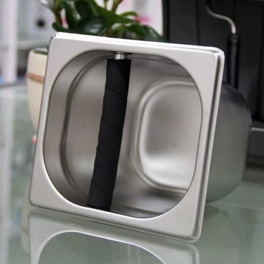 Knock Box voor koffiedik Beatinghouder en Zeefhouder Ideaal voor espresso en koffie-accessoires Compact en handig in gebruik