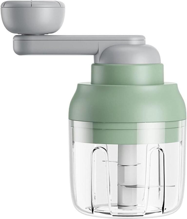 Knoflookhakker Keukenmachine Mini Food Chopper Snel Ingrediënten Snijden Sterke Mengkracht Compact Design Groen