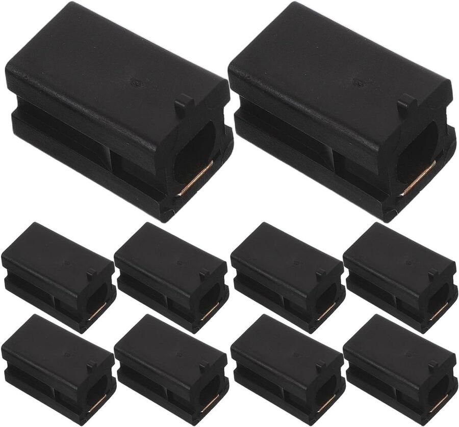Knop Adapters Fornuis Onderdelen Keukenapparatuur Repareren Hittebestendige Constructie 10 Stuks Zwart