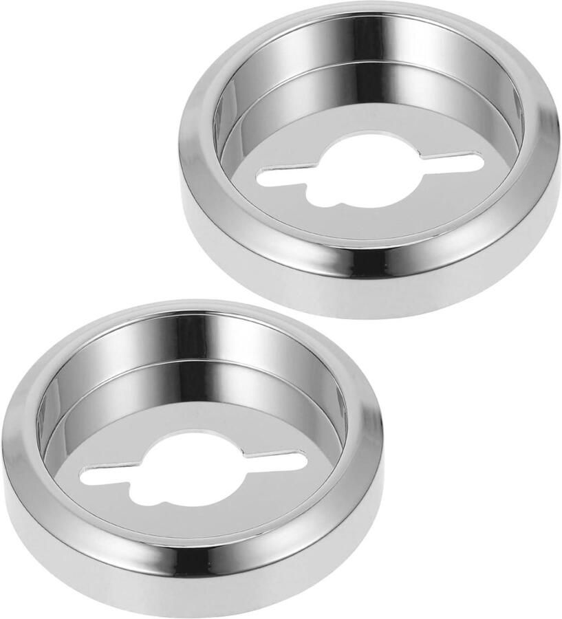 Knoppen Basis Kookplaat Accessoires Keuken Gebruik Verstelbaar Ontwerp 2 Stuks Zilver - Foto 1