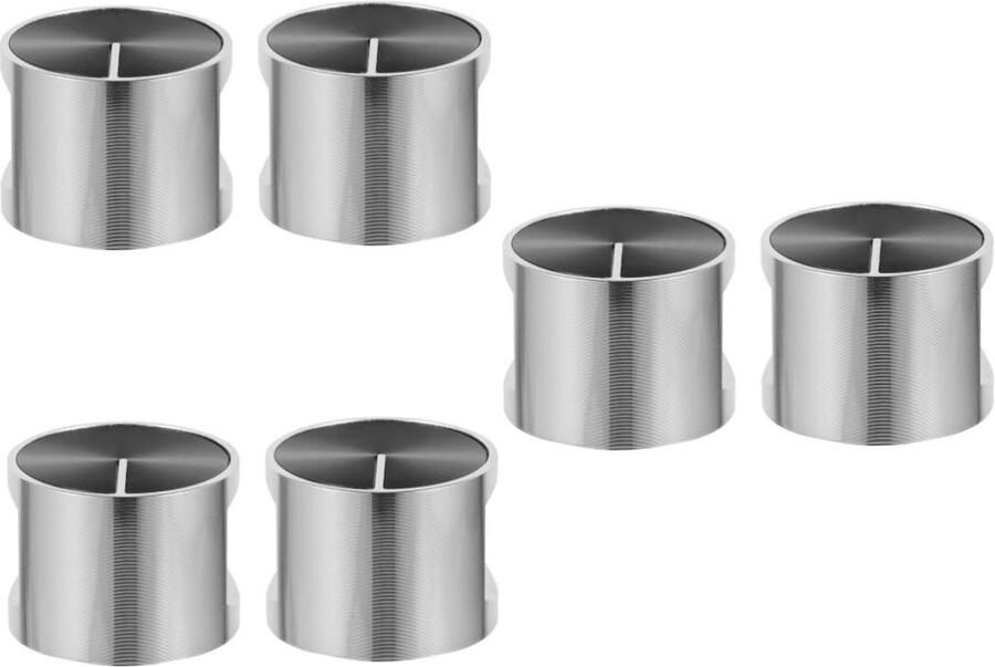 Knoppen Gasfornuis Draaiknoppen Oven Fornuis Reparatie Universele Pasvorm 6 stuks Zwart