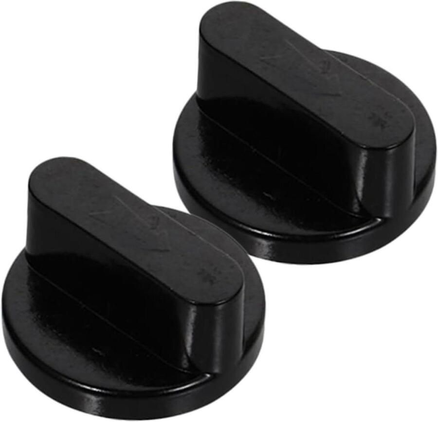 Knoppen Gasfornuis Draaiknoppen Oven Koken Instellen Universele Vervanging 4.5 cm Zwart