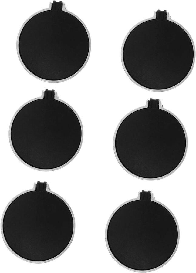 Knoppen voor Gasfornuis Fornuis Knoppen Vervangen Beschadigde Knoppen Roestvrij Staal 3.6 cm Zilver