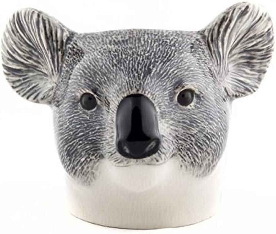Koala Eierdop Keukengerei Ontbijt serveren Handgeschilderd detail 10 cm breed Multicolor