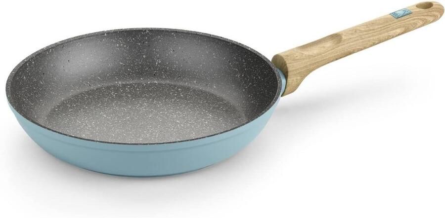 Koekenpan 28 cm Gesmeed Aluminium met Titanium Versterkte Antiaanbaklaag Geschikt voor Inductie