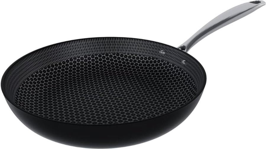 Koekenpan 20 cm Koopgerei Keuken Allround Bakken PFAS Vrij Nonstick 20 centimeter Zwart