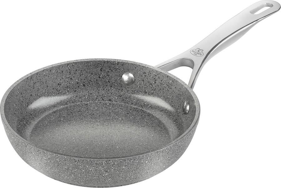 Koekenpan 20 cm met keramische antiaanbaklaag en titanium coating geschikt voor inductie