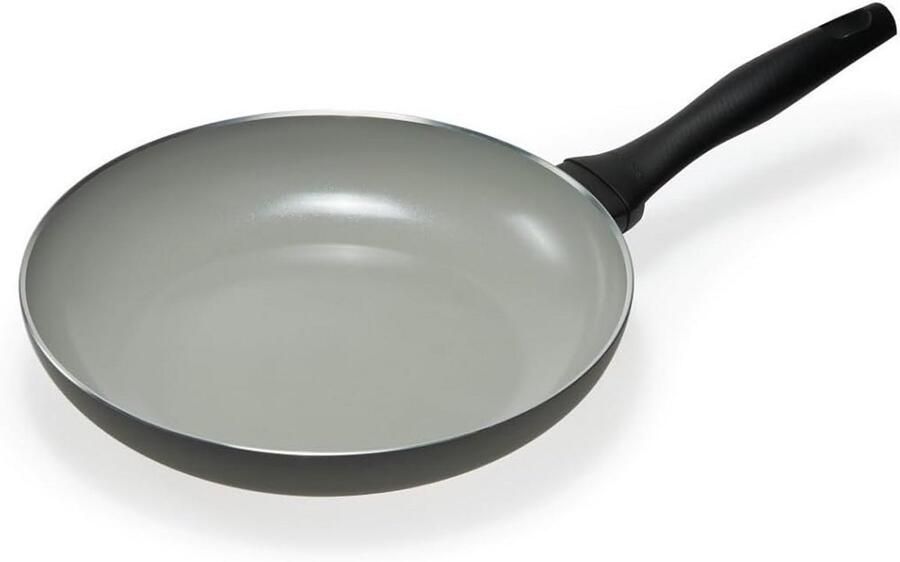 Koekenpan 32 cm Gerecycled Aluminium Met Kranzje Anti-aanbaklaag Geschikt Voor Inductie