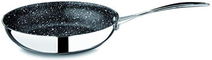 Koekenpan 20 cm RVS met Micro-Stone Voering