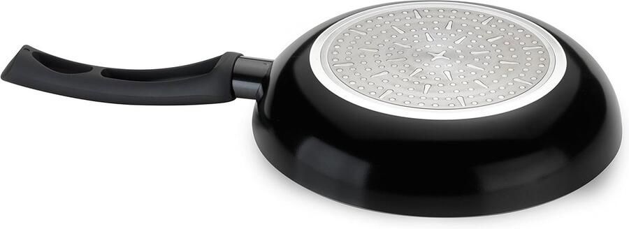 Koekenpan 22 cm Geperst Aluminium Geschikt voor Inductie