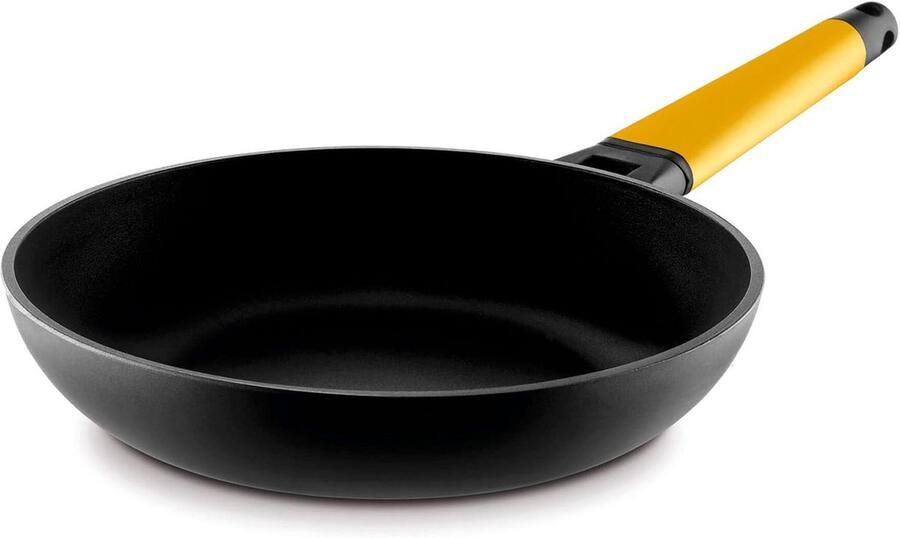 Koekenpan 22 CM met Afneembare Handgreep voor Energiezuinig Koken