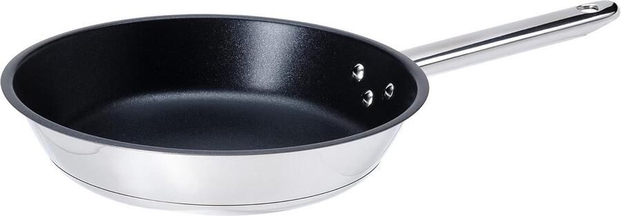 Koekenpan 24 cm met Antiaanbaklaag en Rvs voor Inductie