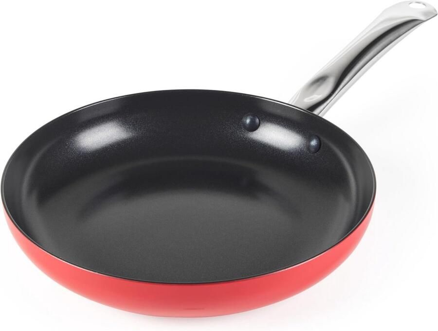 Koekenpan 24 cm met Keramische Anti-aanbaklaag Geschikt voor Inductie en Oven