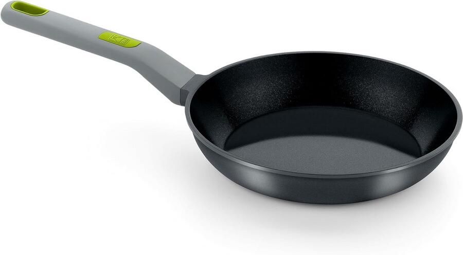 KOEKENPAN 24 CM VAN GERECCYCLD ALUMINIUM MET KERAMISCHE ANTI-AANBAKLAAG GESCHIKT VOOR INDUCTIE