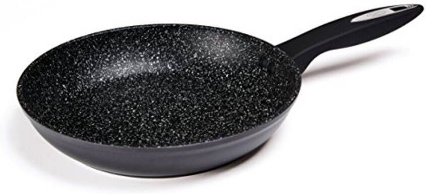 Koekenpan 24cm van Gesmeed Aluminium met Rockpearl Plus Antiaanbaktechnologie Voor Inductie en Vaatwasserbestendig