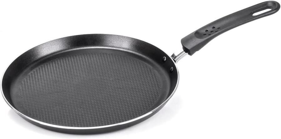 Koekenpan 25 cm van Gerecycled Aluminium voor Alle Warmtebronnen Inclusief Inductie