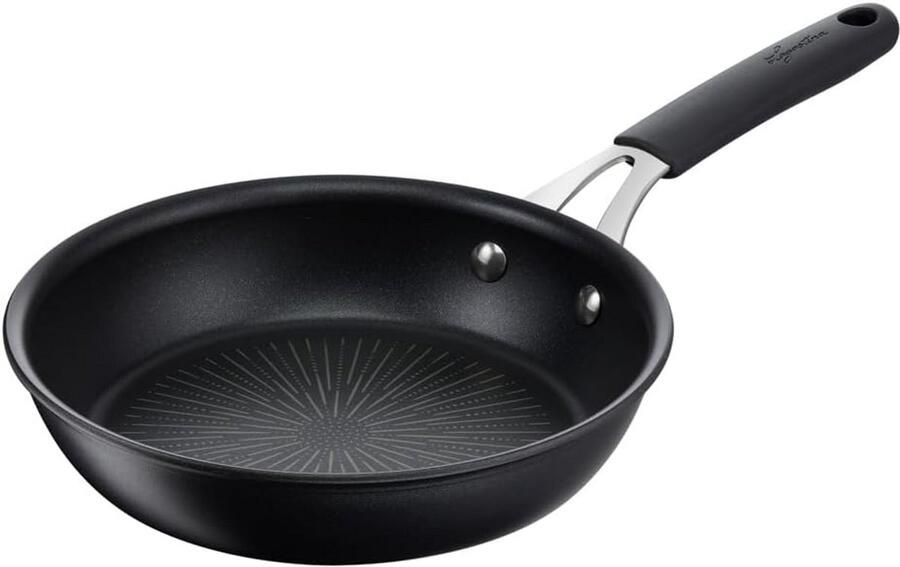 Koekenpan 26 cm met Antiaanbaklaag en Titanium Coating voor Elektrisch en Inductie
