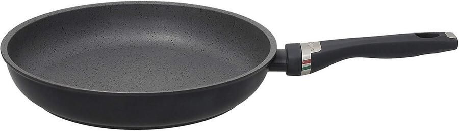 Koekenpan 26 cm van gesmede aluminium met antiaanbaklaag geschikt voor inductie en alle kookplaten