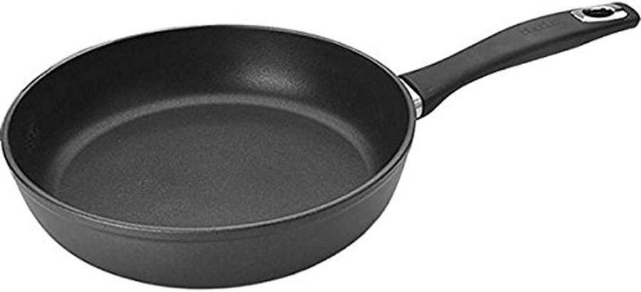 Koekenpan 28 cm gegoten aluminium met antiaanbaklaag geschikt voor inductie