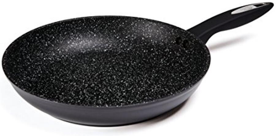 Koekenpan 28cm van Gesmeed Aluminium met Antiaanbaklaag Geschikt voor Inductie en Vaatwasser