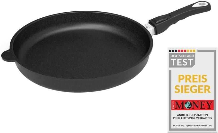 Koekenpan 32 cm Ø met Antiaanbaklaag Geschikt voor Inductie Gietijzerlook