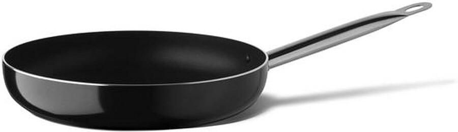 Koekenpan 36 cm Gesmeed Aluminium Anti-aanbaklaag Inductie Compatibel Houten Handgreep