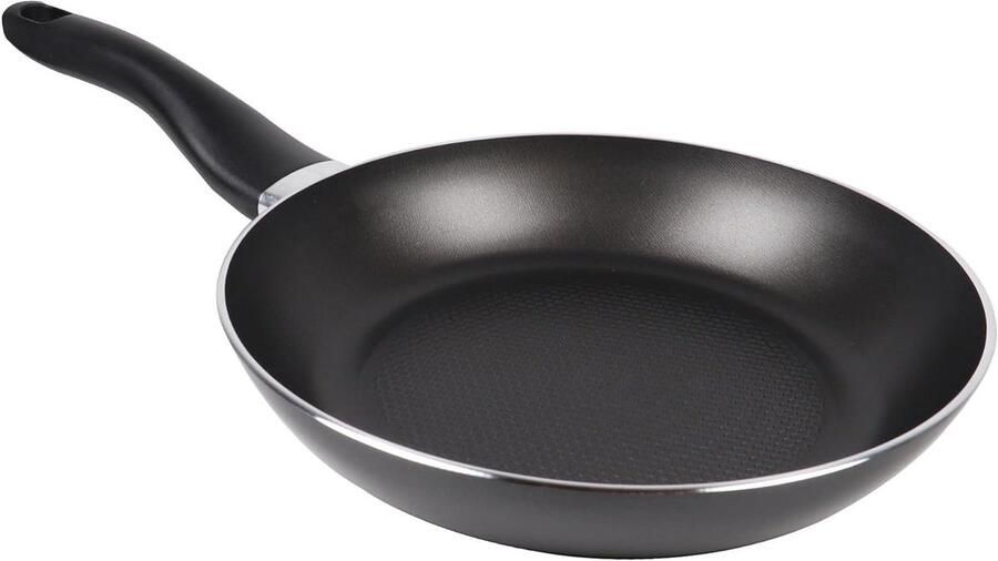 Koekenpan Allround pan Gezond bakken Extra harde antiaanbaklaag 24 cm Zwart