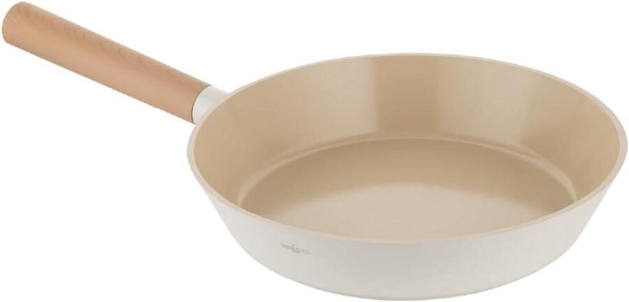 Koekenpan Aluminium Antiaanbakpan Koken en Bakken Krasbestendige Coating 28 cm Zwart