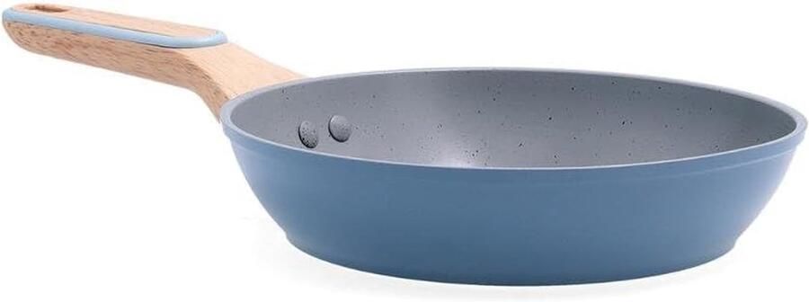 Koekenpan Aluminium Dagelijks Koken Drielaagse Antiaanbaklaag 20 cm Blauw
