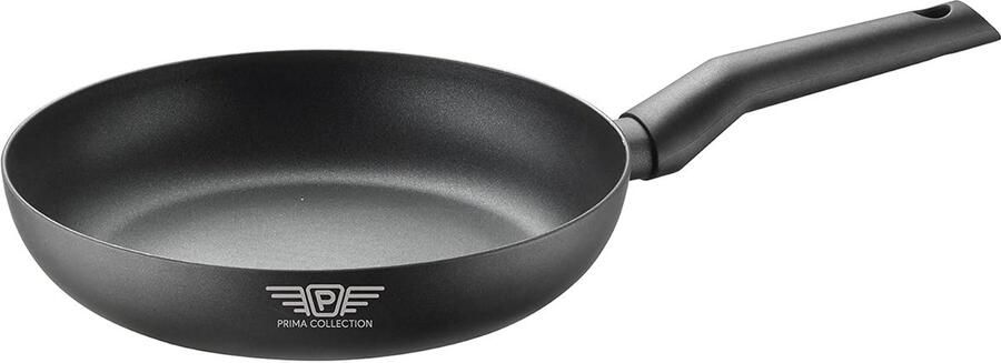 Koekenpan Aluminium Koekenpan Inductie Dagelijks Koken Krasbestendige Antiaanbaklaag 30 cm Zwart