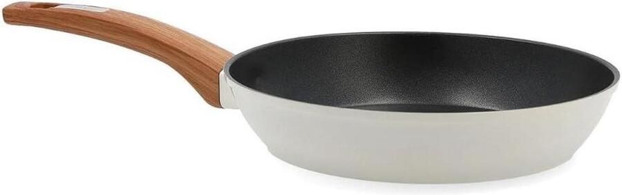 Koekenpan Aluminium Koekenpan Koken Antiaanbaklaag 24 cm Wit