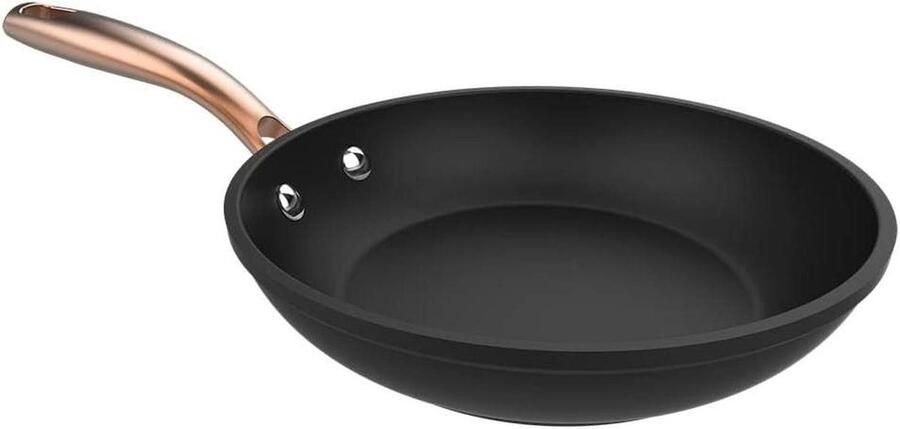 Koekenpan Aluminium Koekenpan Koken en Bakken Platinum Plus Teflon Anti-aanbaklaag Ø 20 cm Goud