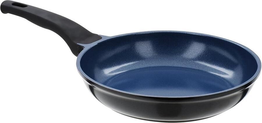 Koekenpan Aluminium Koekenpan Lekker Koken Keramische Afwerking 24 cm Blauw