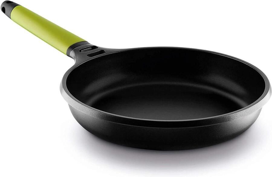 Koekenpan Aluminium Koekenpan met anti-aanbaklaag Dagelijks koken Afneembaar handvat 20 cm Groen